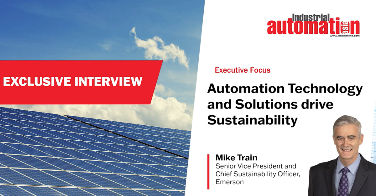 Automation Technology and Solutions drive Sustainability (Exclusive Interview)