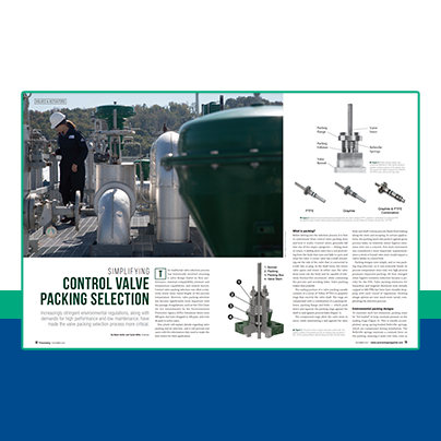 Simplifying Control Valve Packing Selection