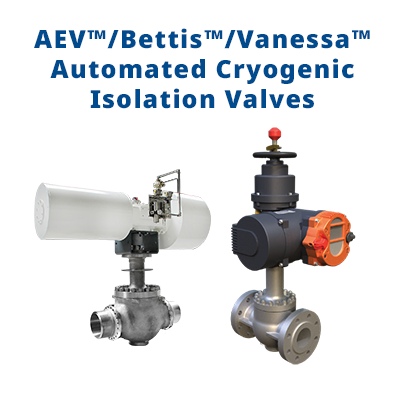 AEV | Bettis | Vanessa Automated Cryogenic Isolation Valves